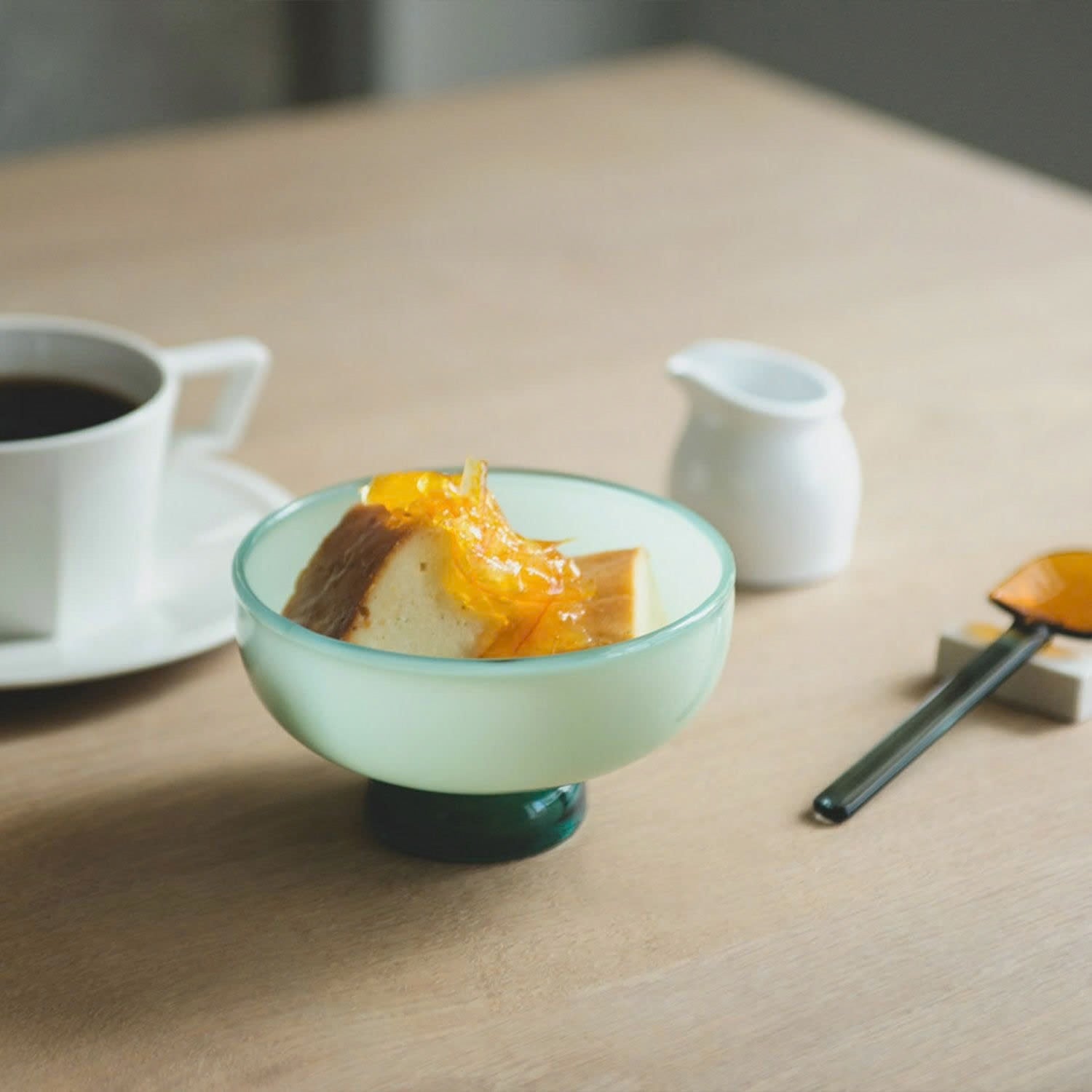 SNOW BOWL|ガラスのボウル ミントグリーン