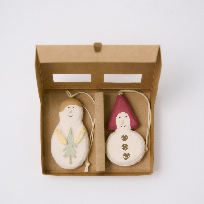 ホリデーオーナメント セット スノーマン