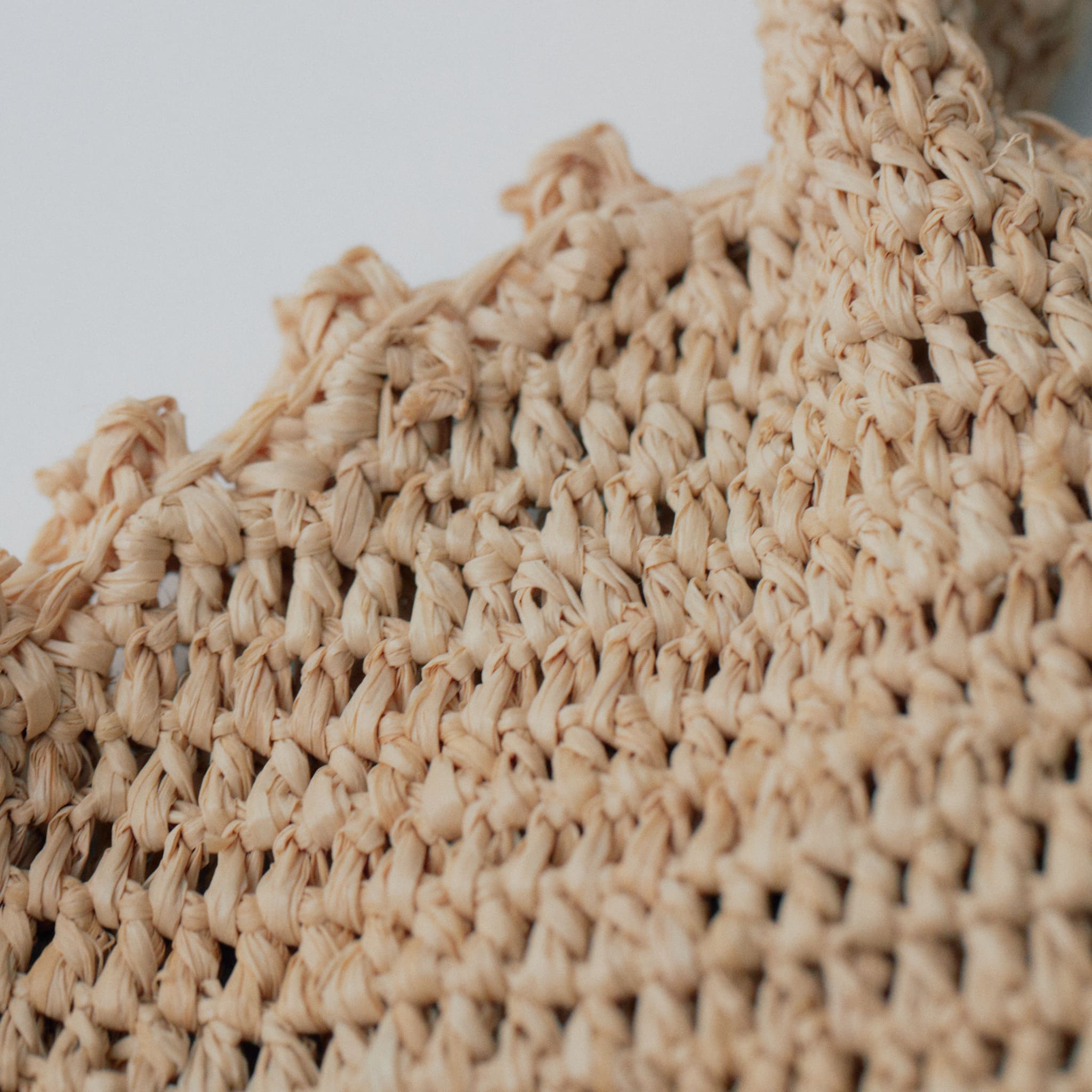 ラフィアクロッシェバッグ ミニ