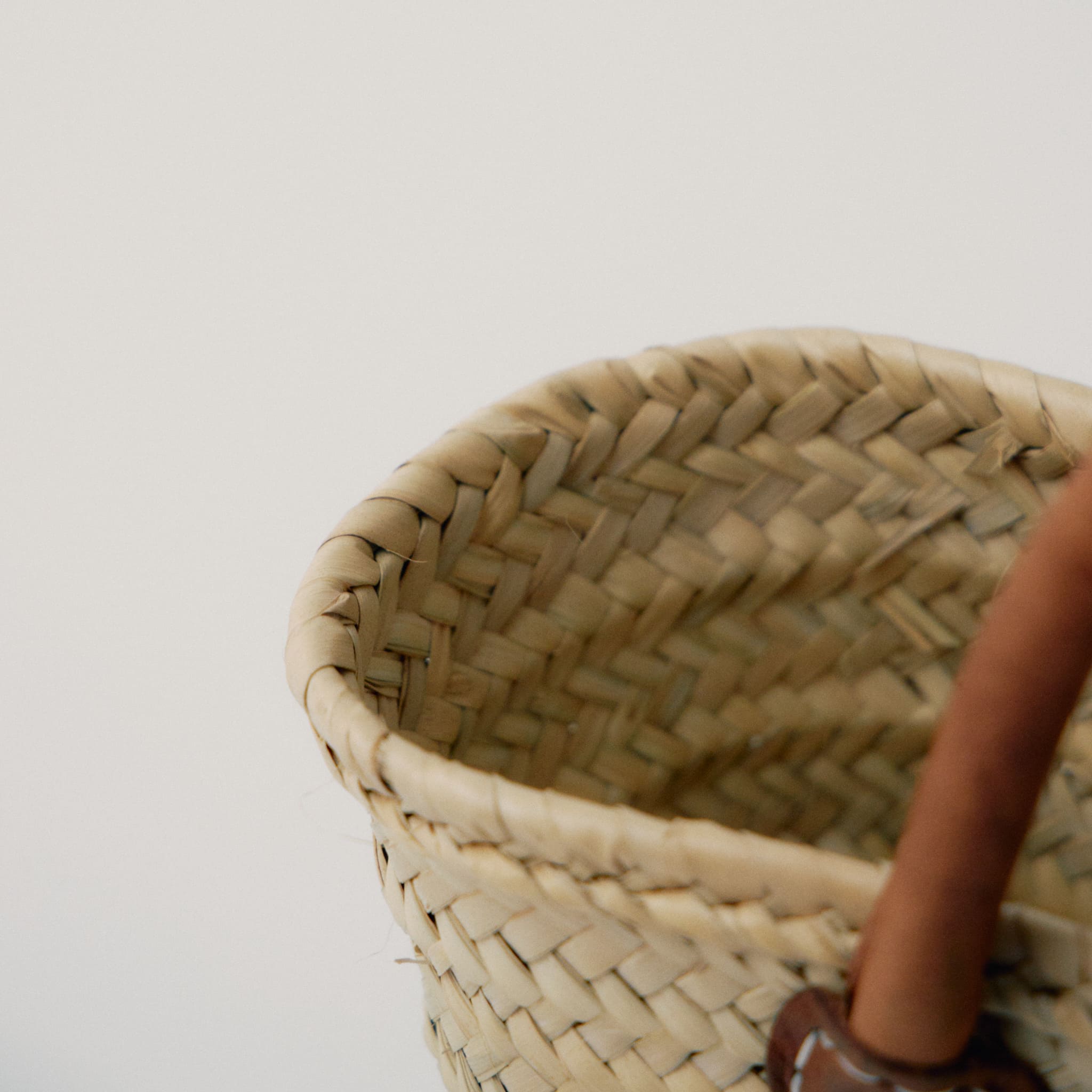 タザドームかご革取手バッグ SS ナチュラル