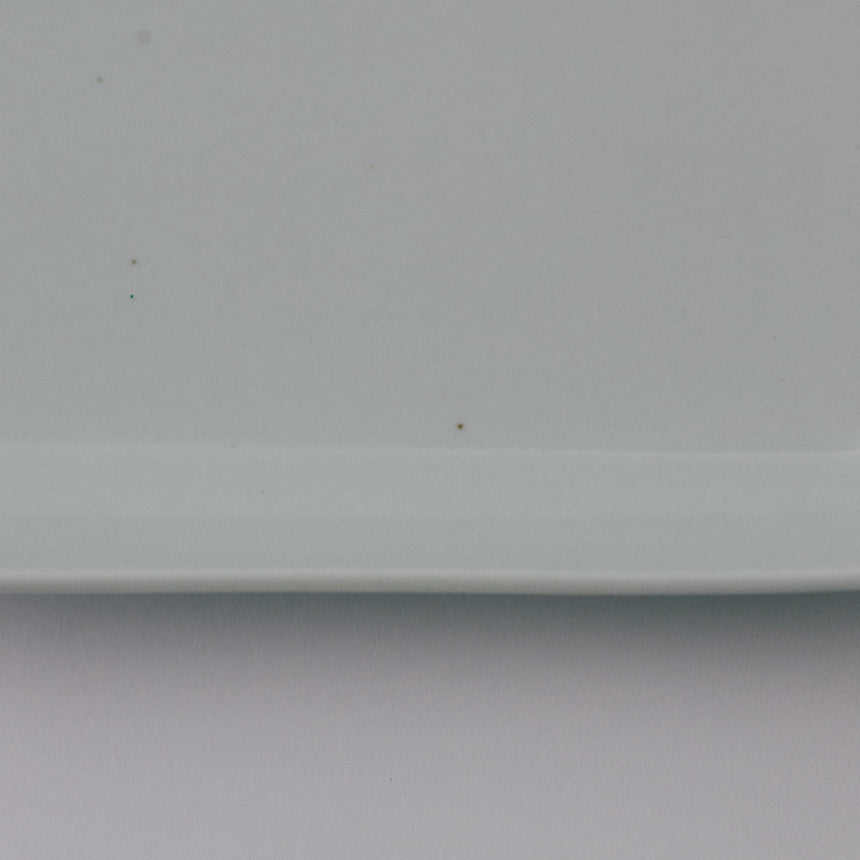 木瓜 (もっこう)角皿 土灰