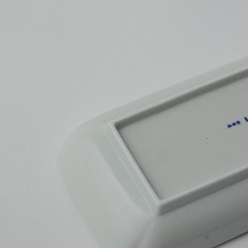 木瓜 (もっこう)角皿 土灰