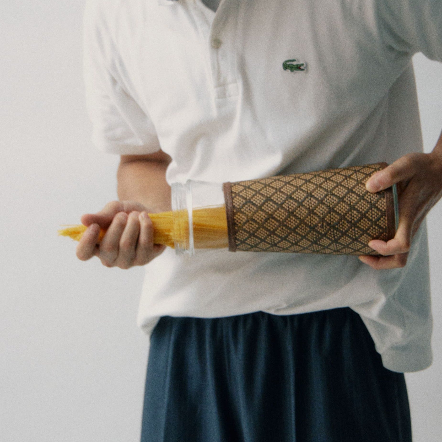 メッシュのガラスキャニスター