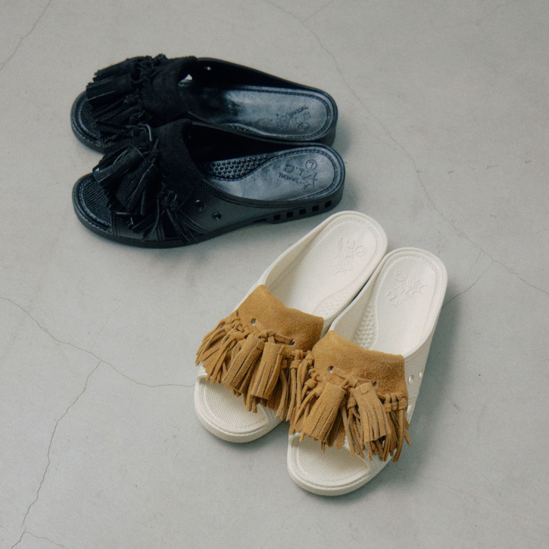 BENSAN-D SUEDE FRINGE TUSSEL|23.0〜26.0cm