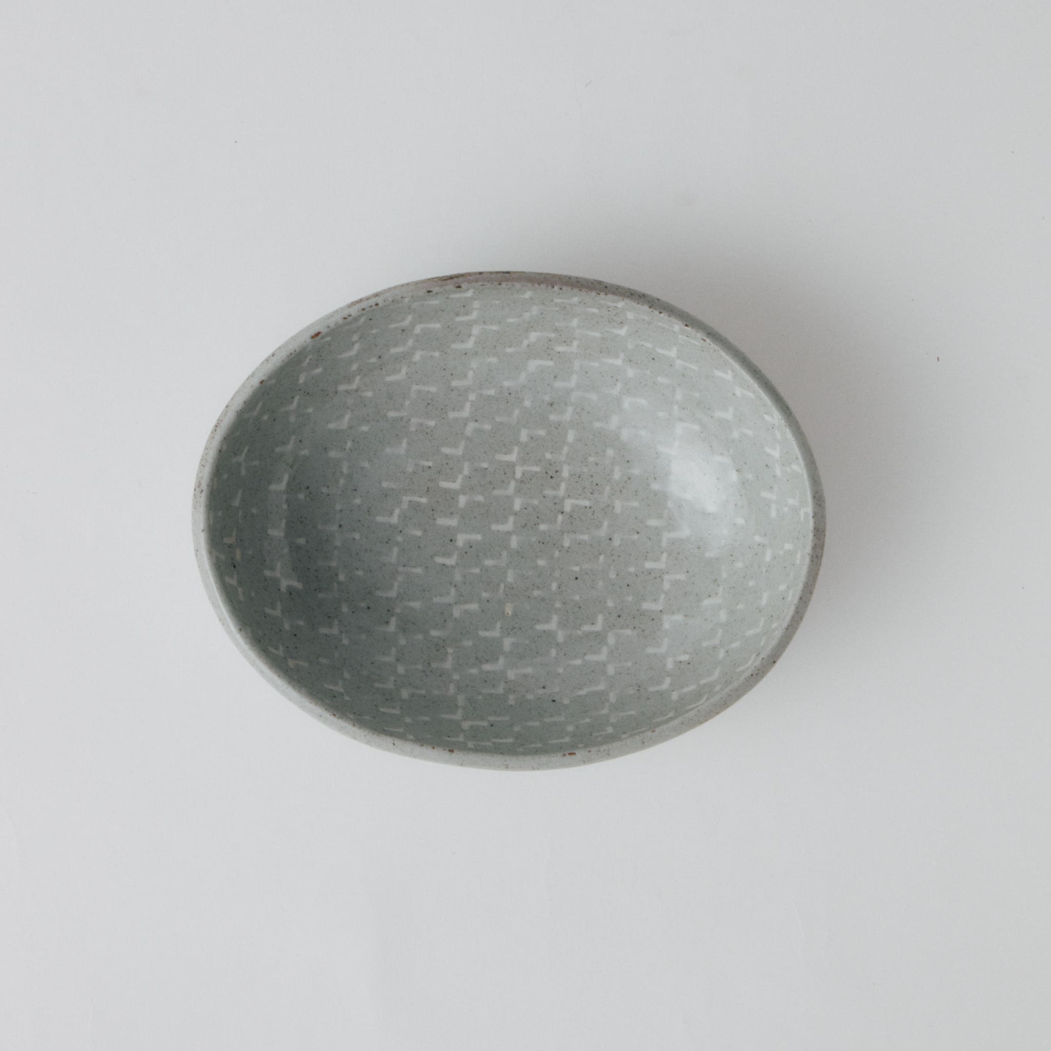 柴山香織 象嵌 楕円鉢皿(中)