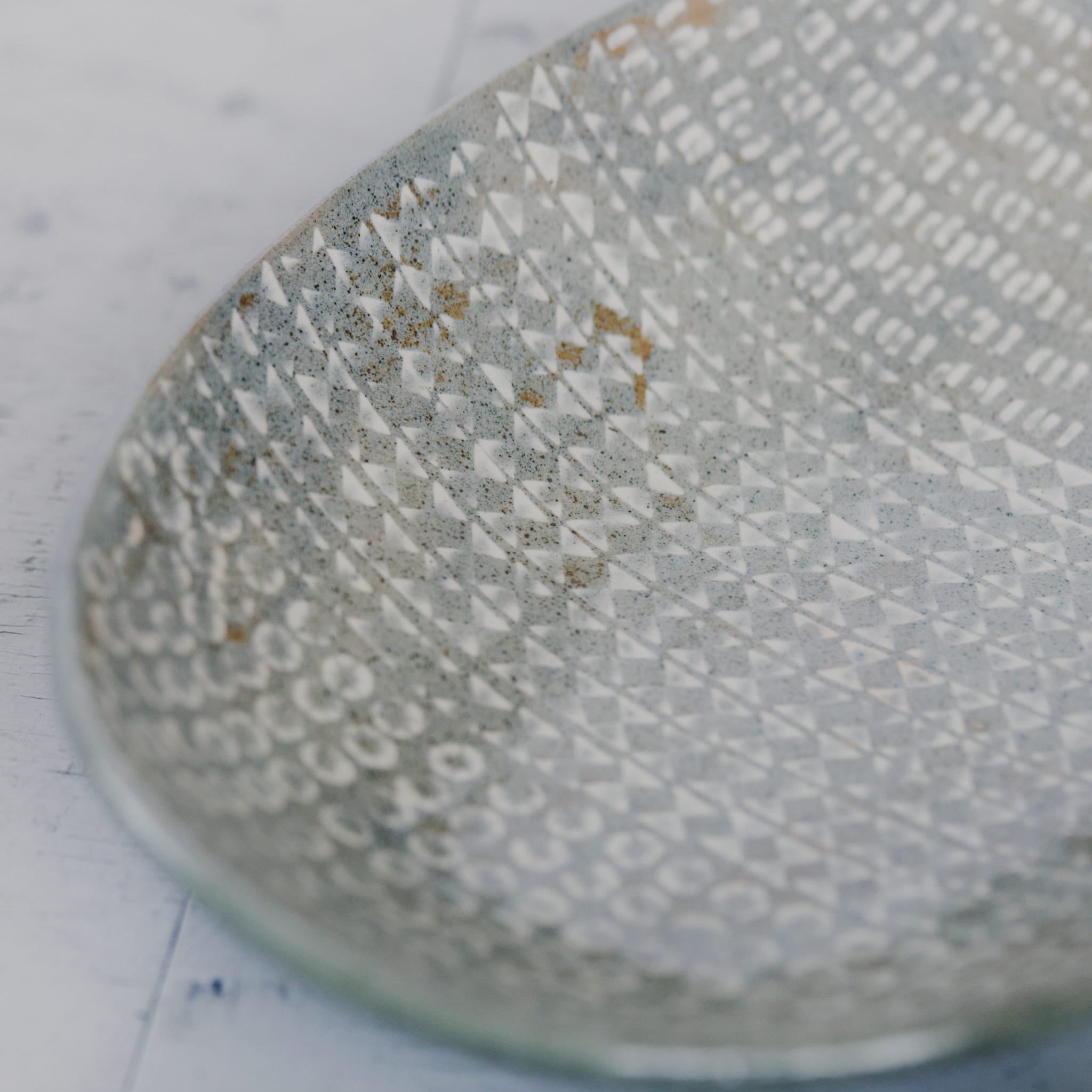 柴山香織 象嵌 楕円鉢皿(大)