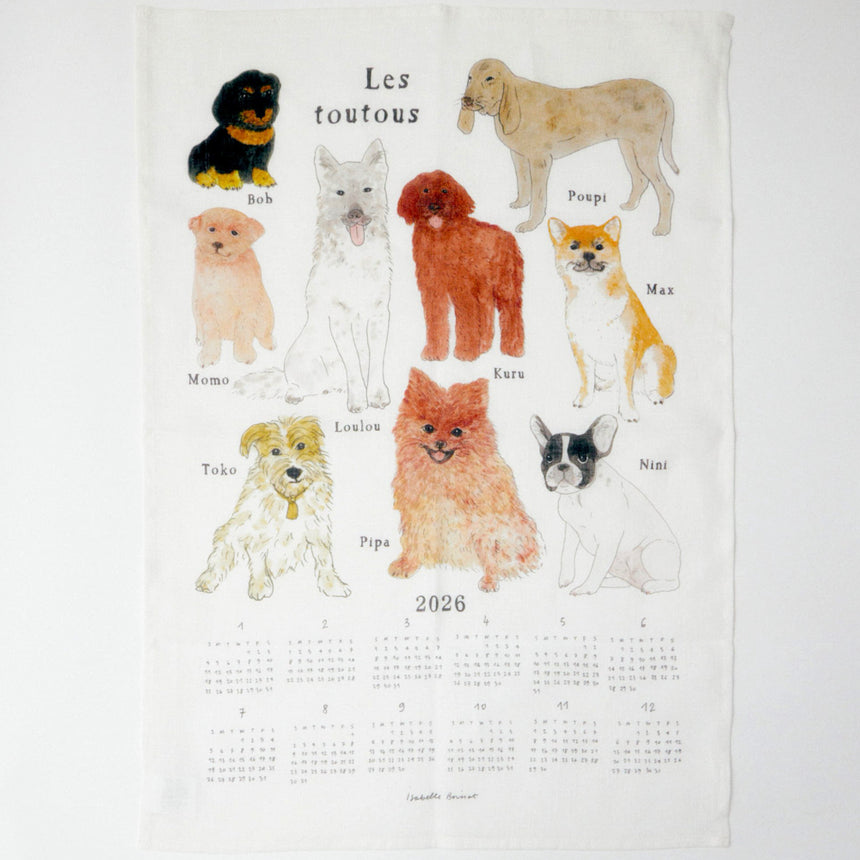 2026 リネンカレンダー|ISABELLE BOINOT