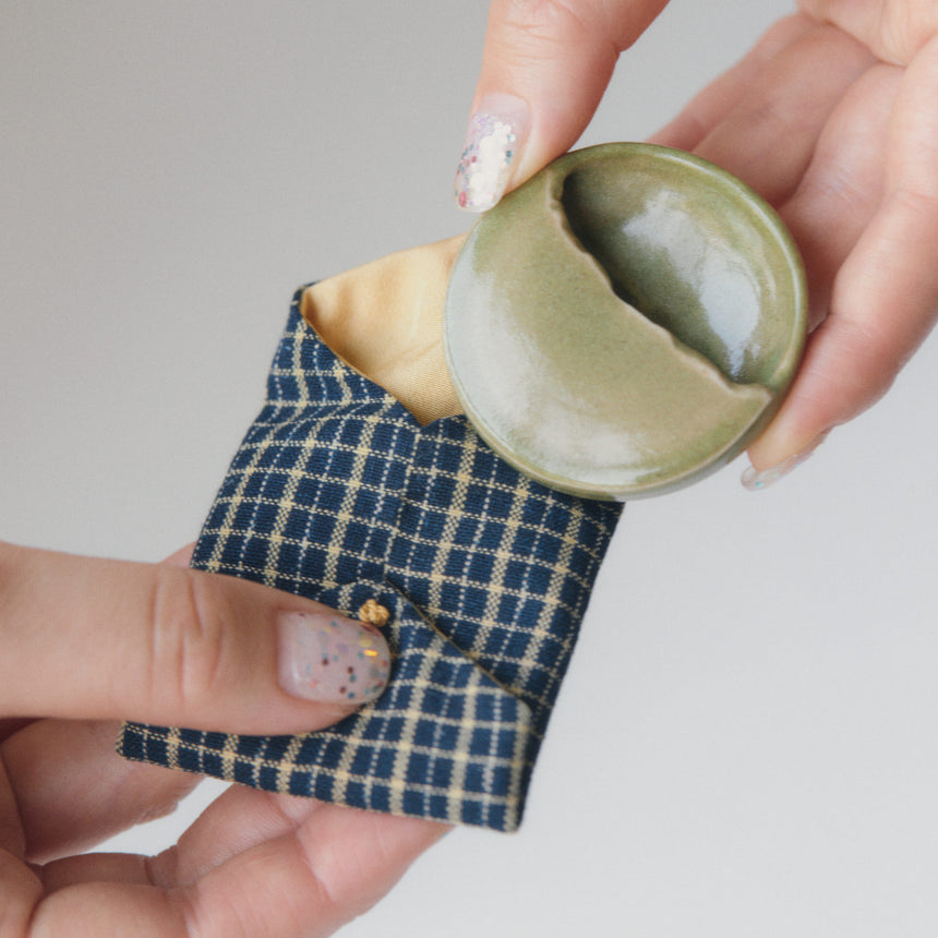 中島完 茶巾入れ 袋付き