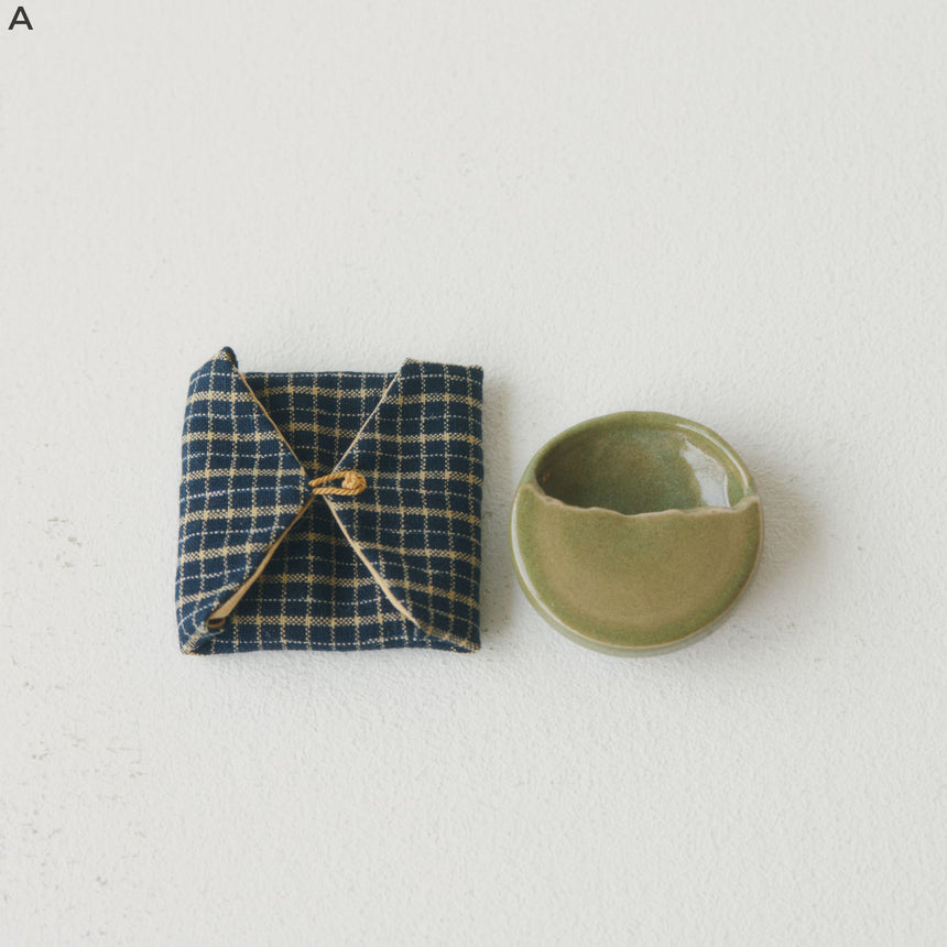 中島完 茶巾入れ 袋付き