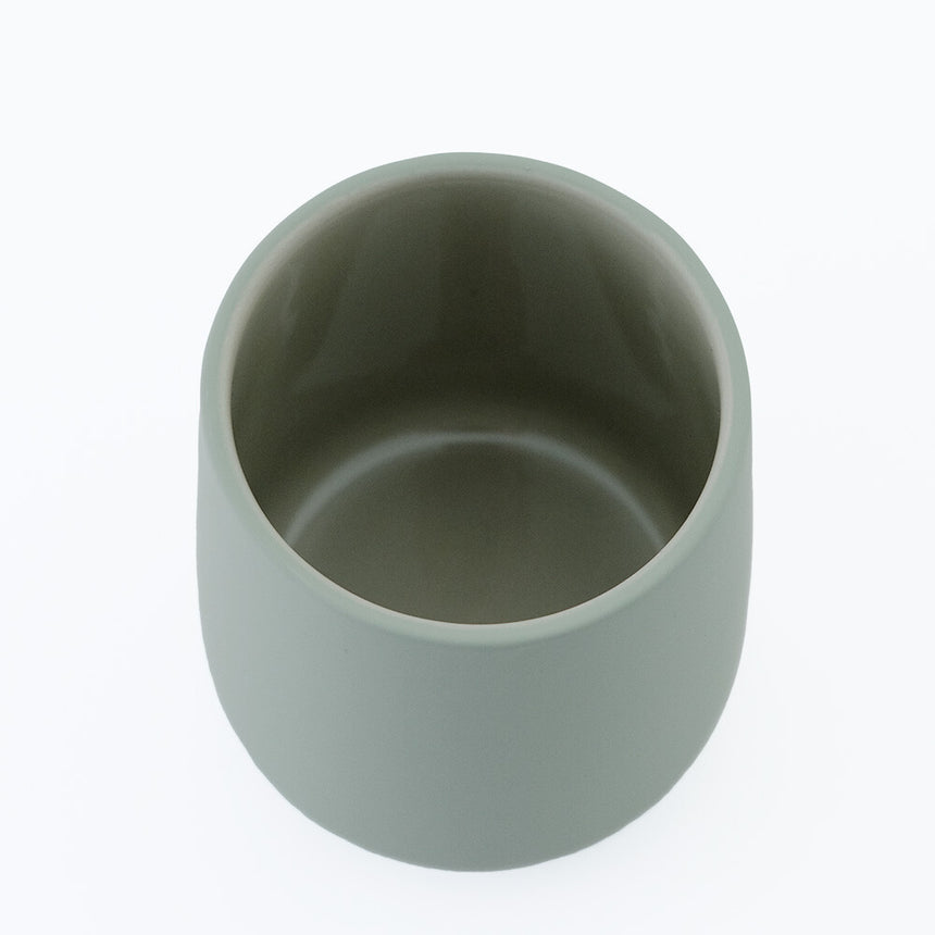 マットな質感のソープディスペンサー 泡タイプ/陶器