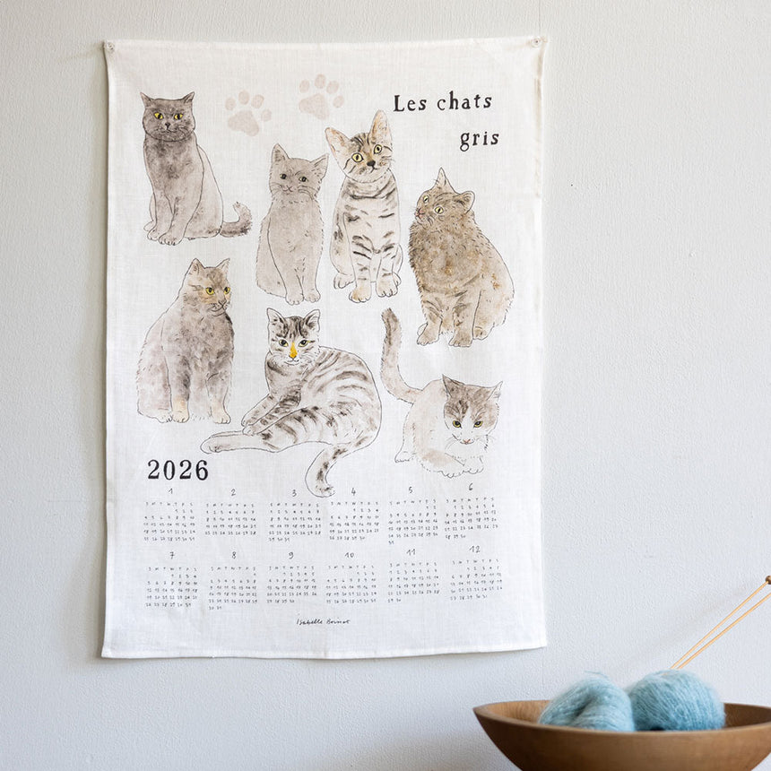 2026 リネンカレンダー|ISABELLE BOINOT