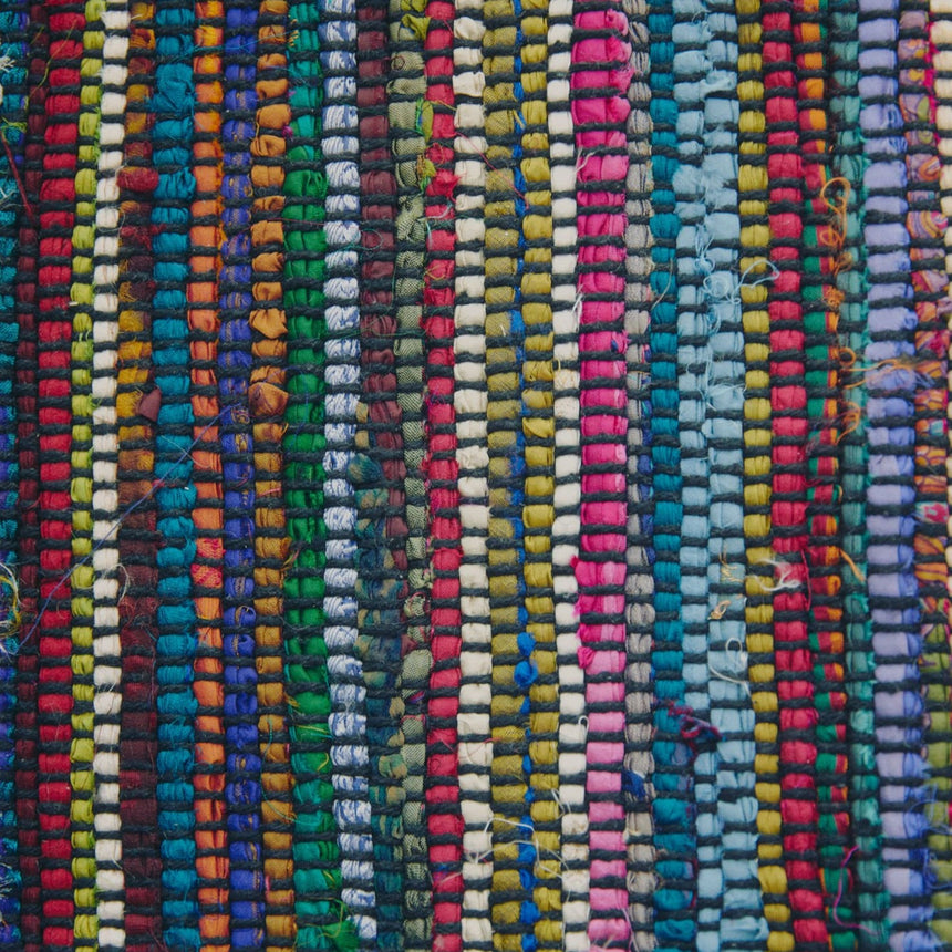 COTTON SILK MIX RUG