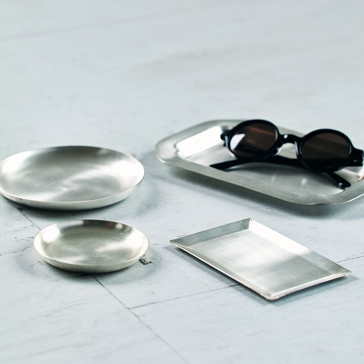 シルバープレイテッドプレート 円形