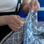 COTTON HAND PRINTED DUVET COVER