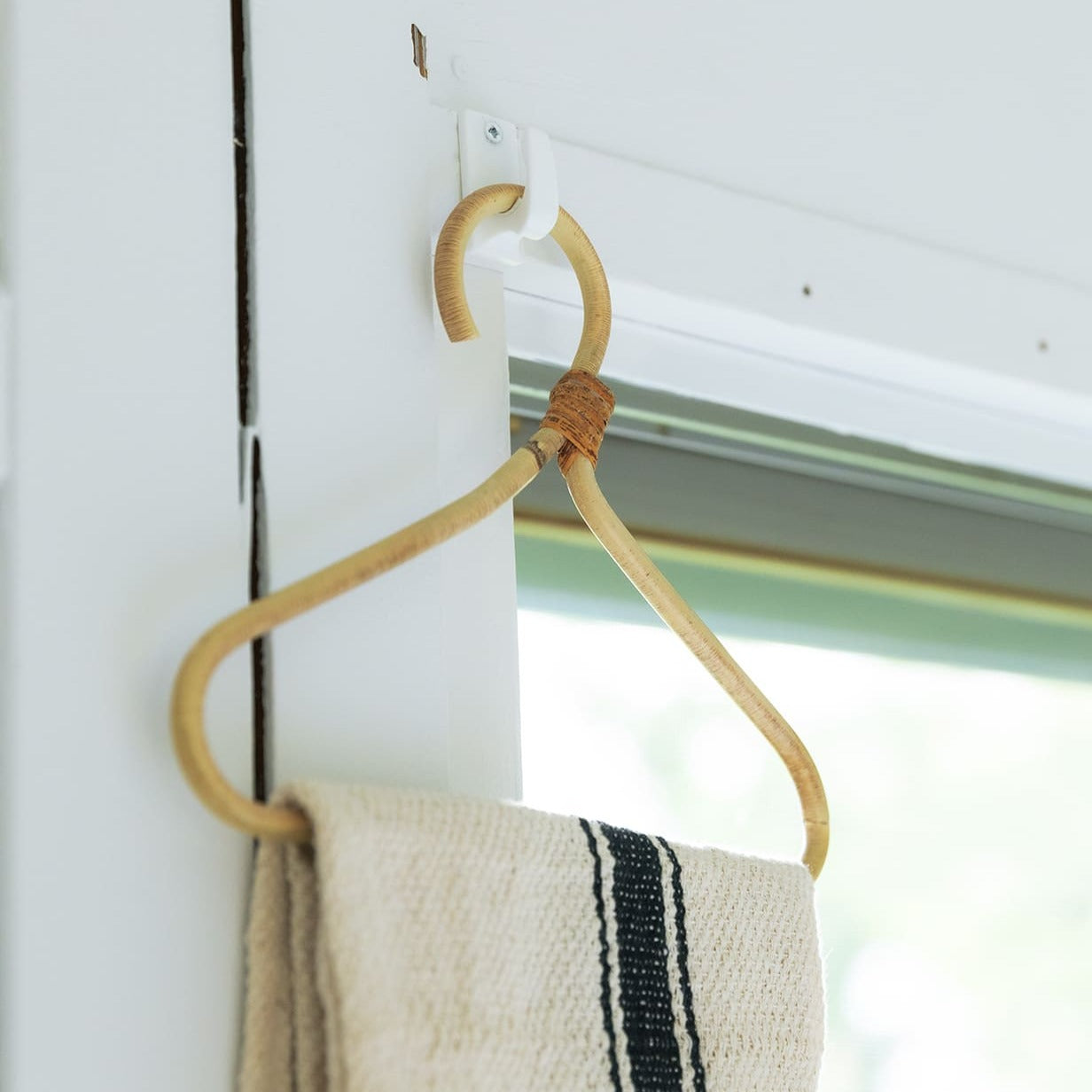 ラタン タオルハンガー(2個セット)