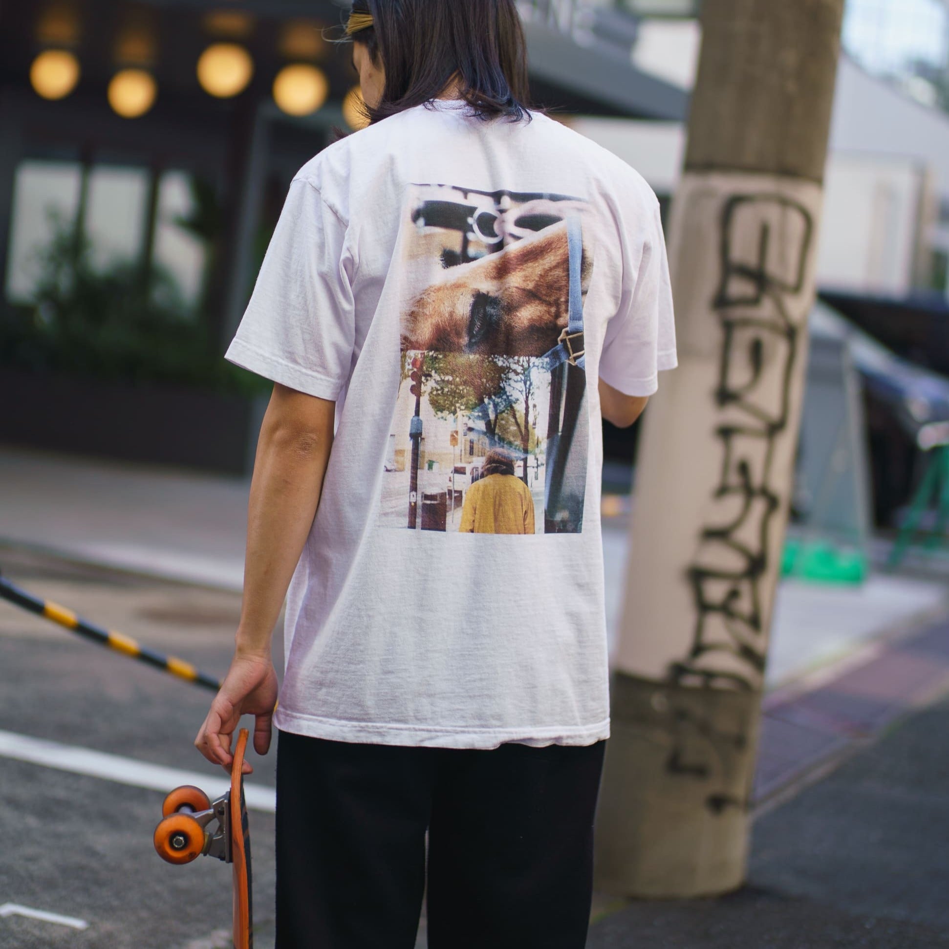 BYSAKUU 03 EXCHANGE T-SHIRT artwork by Taro Hirano and JAI TANJU