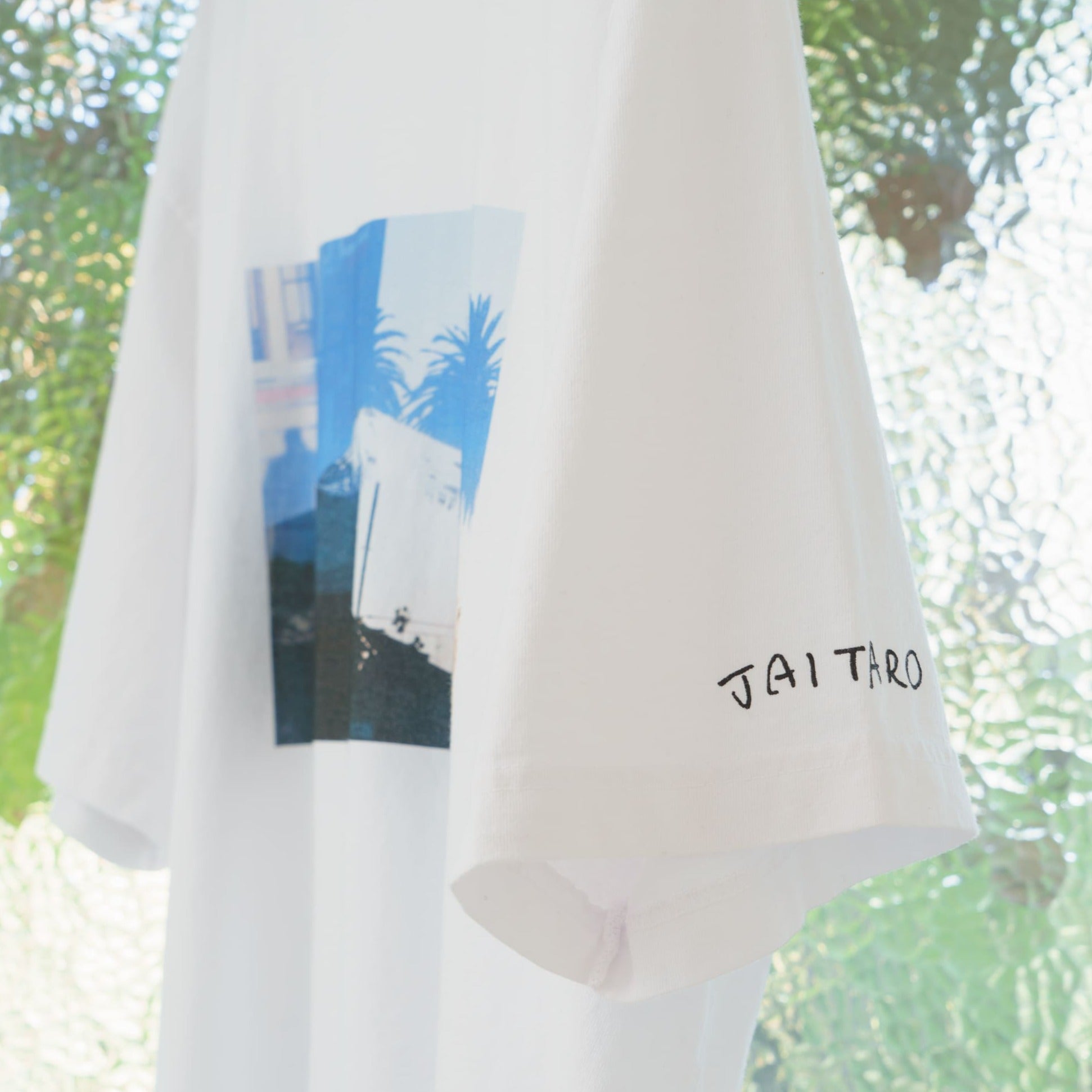 BYSAKUU 03 EXCHANGE T-SHIRT artwork by Taro Hirano and JAI TANJU