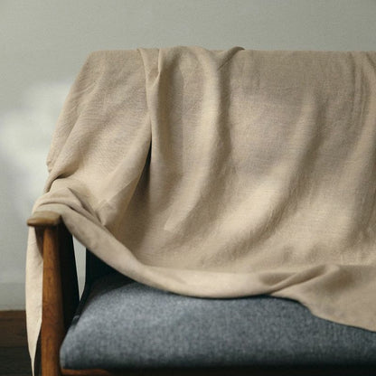 リネンブランケット