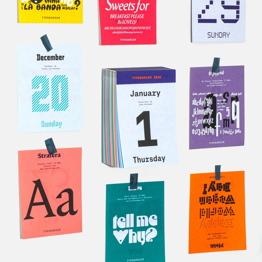 Typodarium 2026｜カレンダー