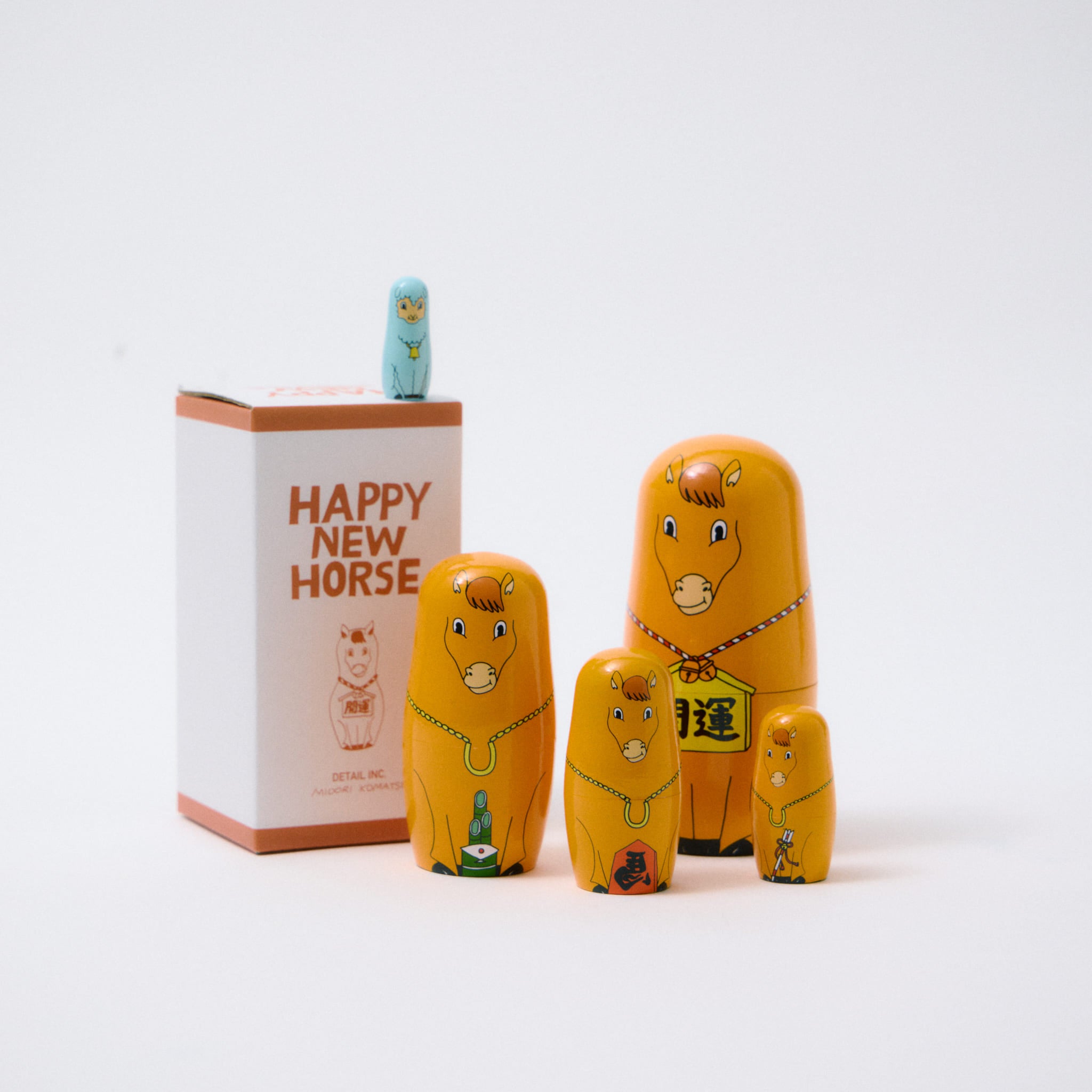 新品5枚set⭐️限定色くり&金木犀バナナジュース サザエさん50周年記念たま MIDORI KOMATSU | ミドリ コマツ HAPPY NEW HORSE