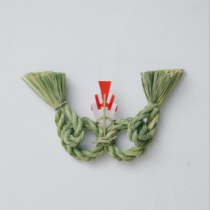 稲わら飾り【福双鯛】