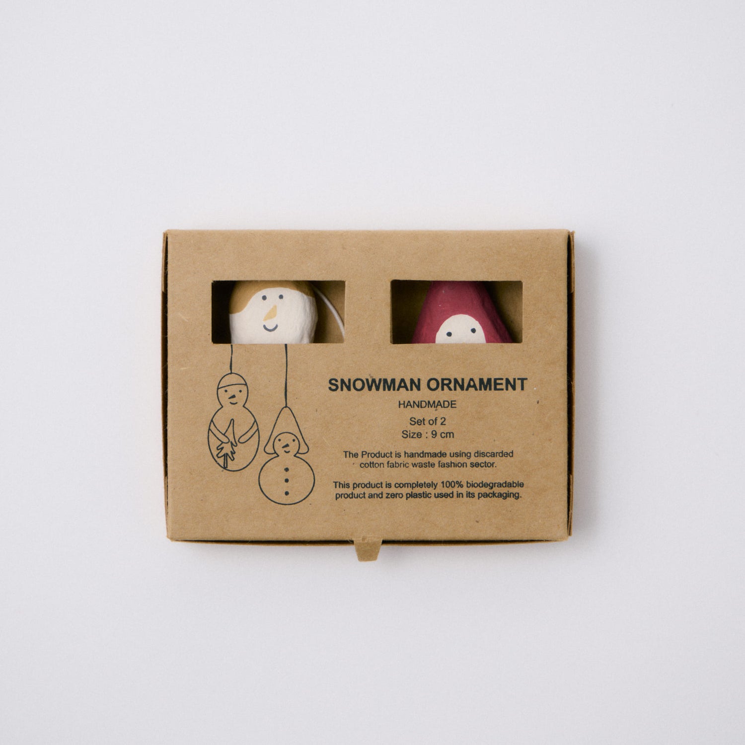 ホリデーオーナメント セット スノーマン