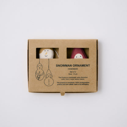 ホリデーオーナメント セット スノーマン
