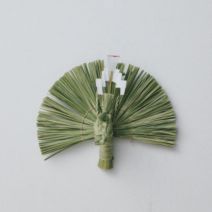 稲わら飾り【馬光扇】