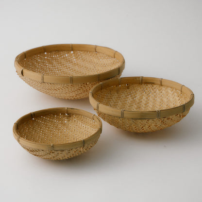 竹製ざる(3個セット)