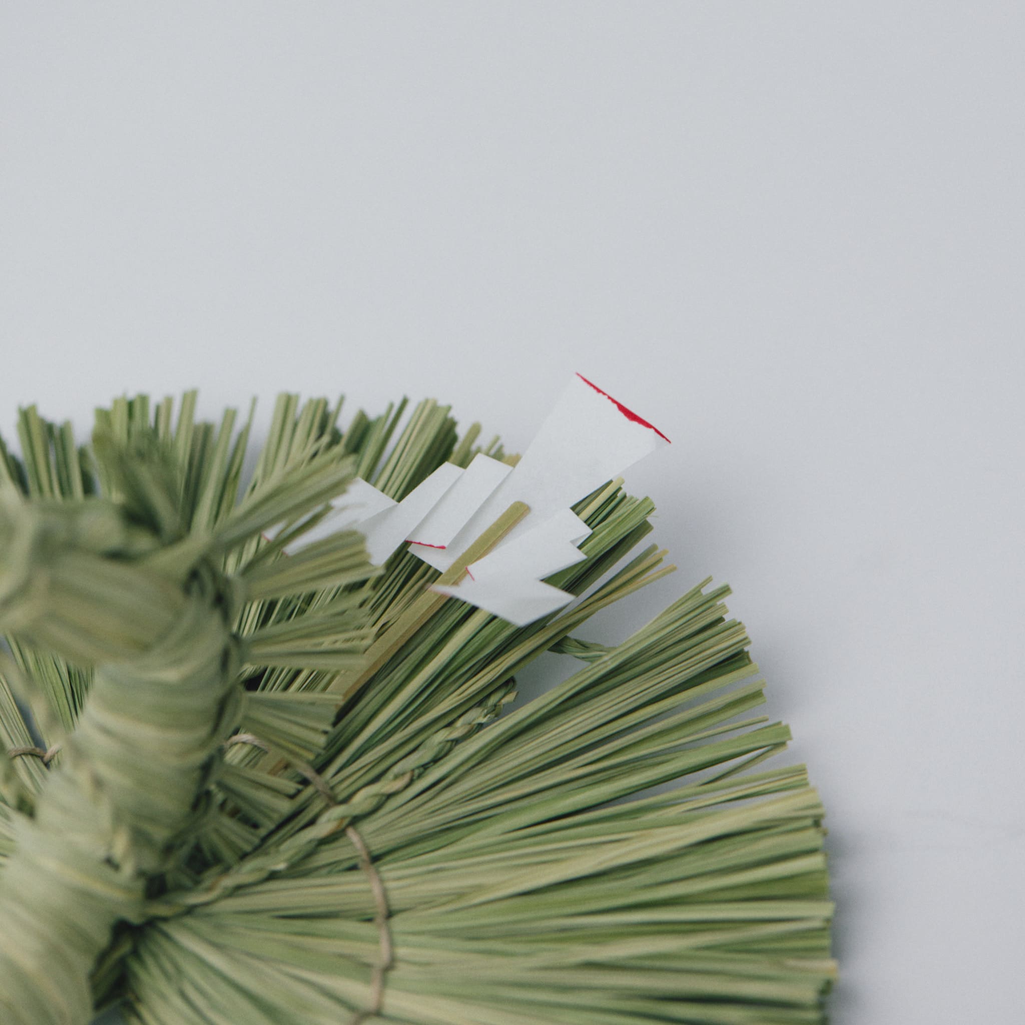 稲わら飾り【馬光扇】