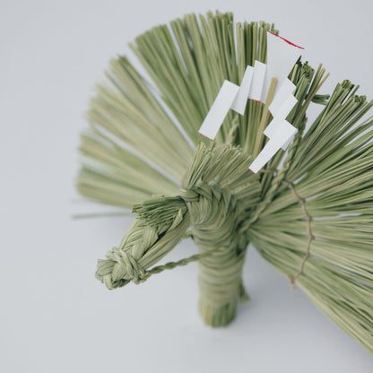 稲わら飾り【馬光扇】