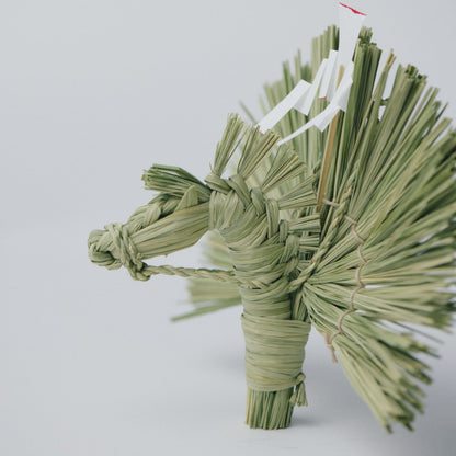 稲わら飾り【馬光扇】