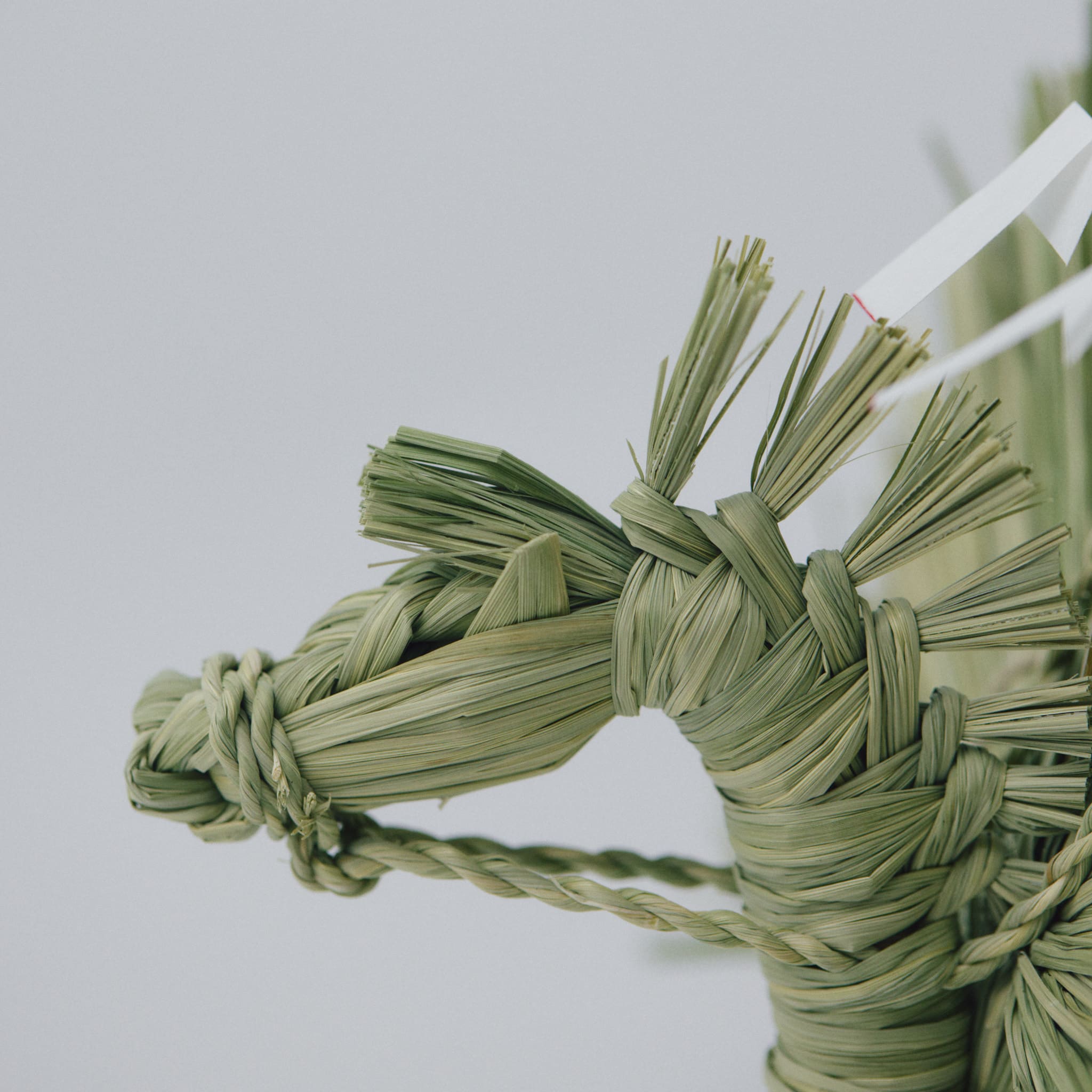 稲わら飾り【馬光扇】