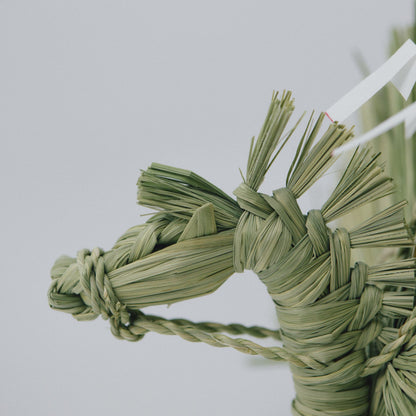 稲わら飾り【馬光扇】