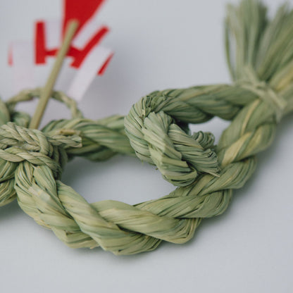 稲わら飾り【福双鯛】