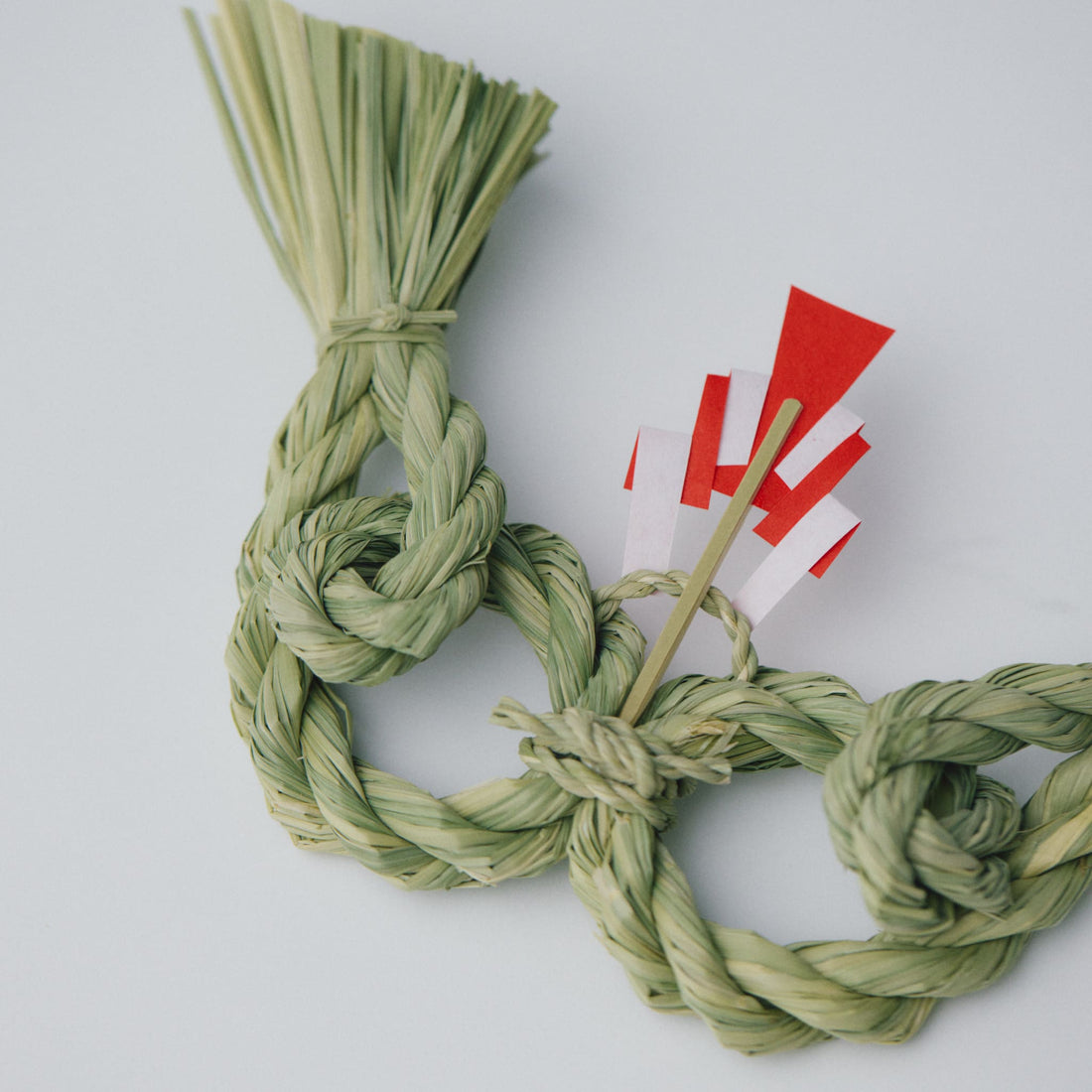 稲わら飾り【福双鯛】