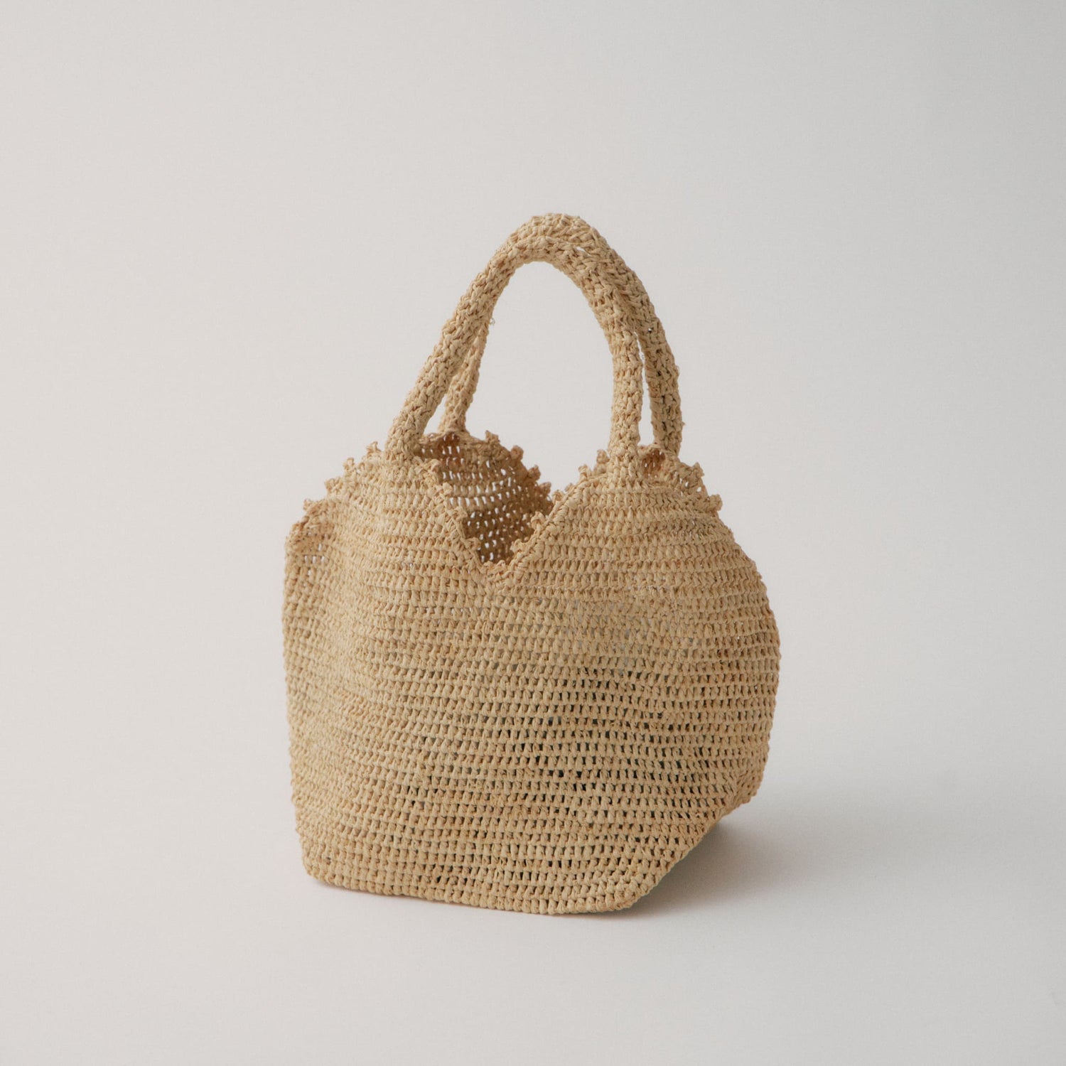 ラフィアクロッシェバッグ ミニ