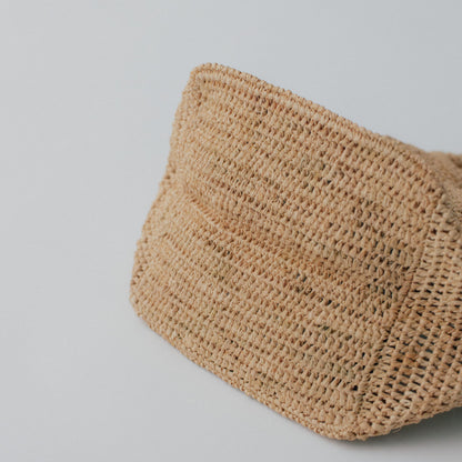 ラフィアクロッシェバッグ ミニ