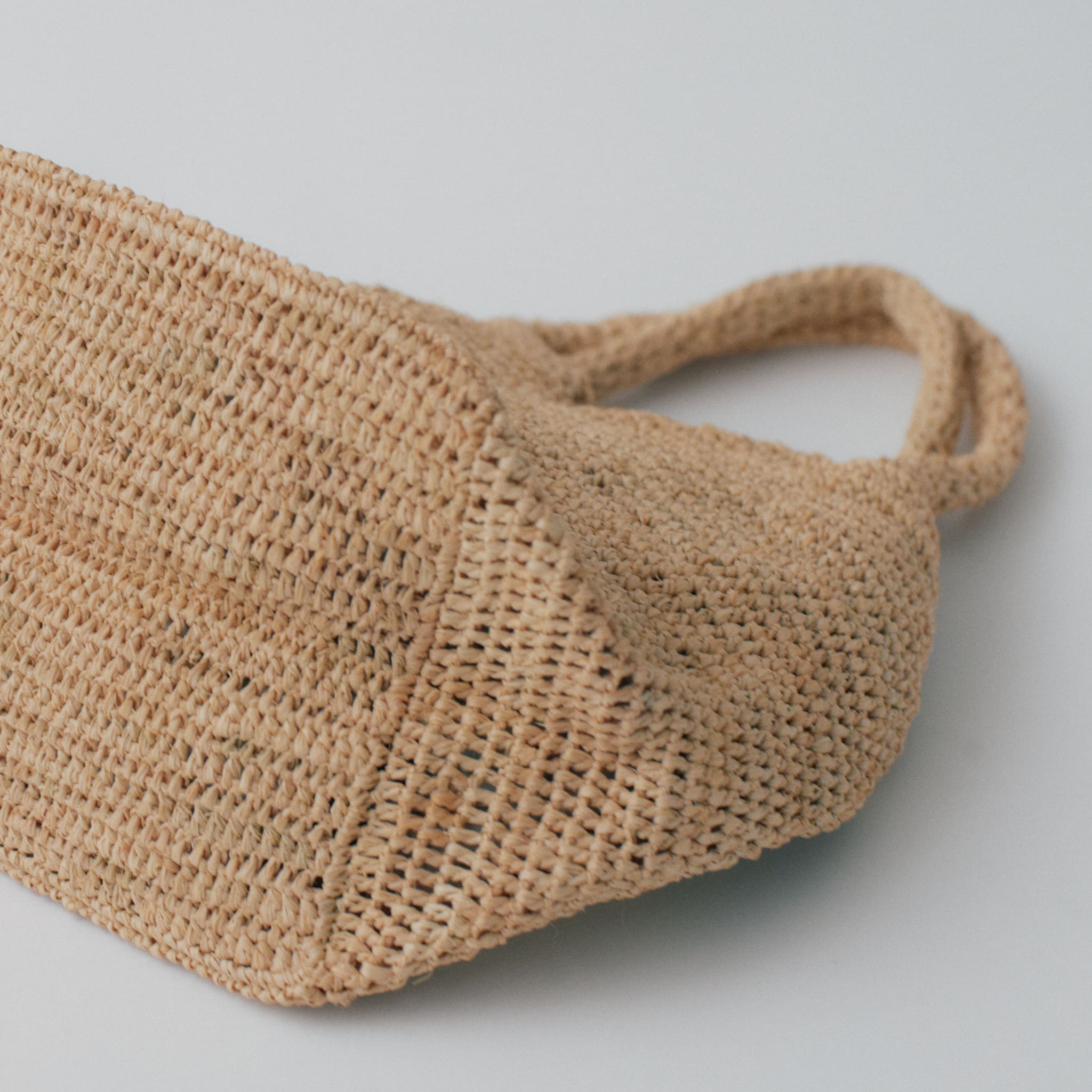 ラフィアクロッシェバッグ ミニ