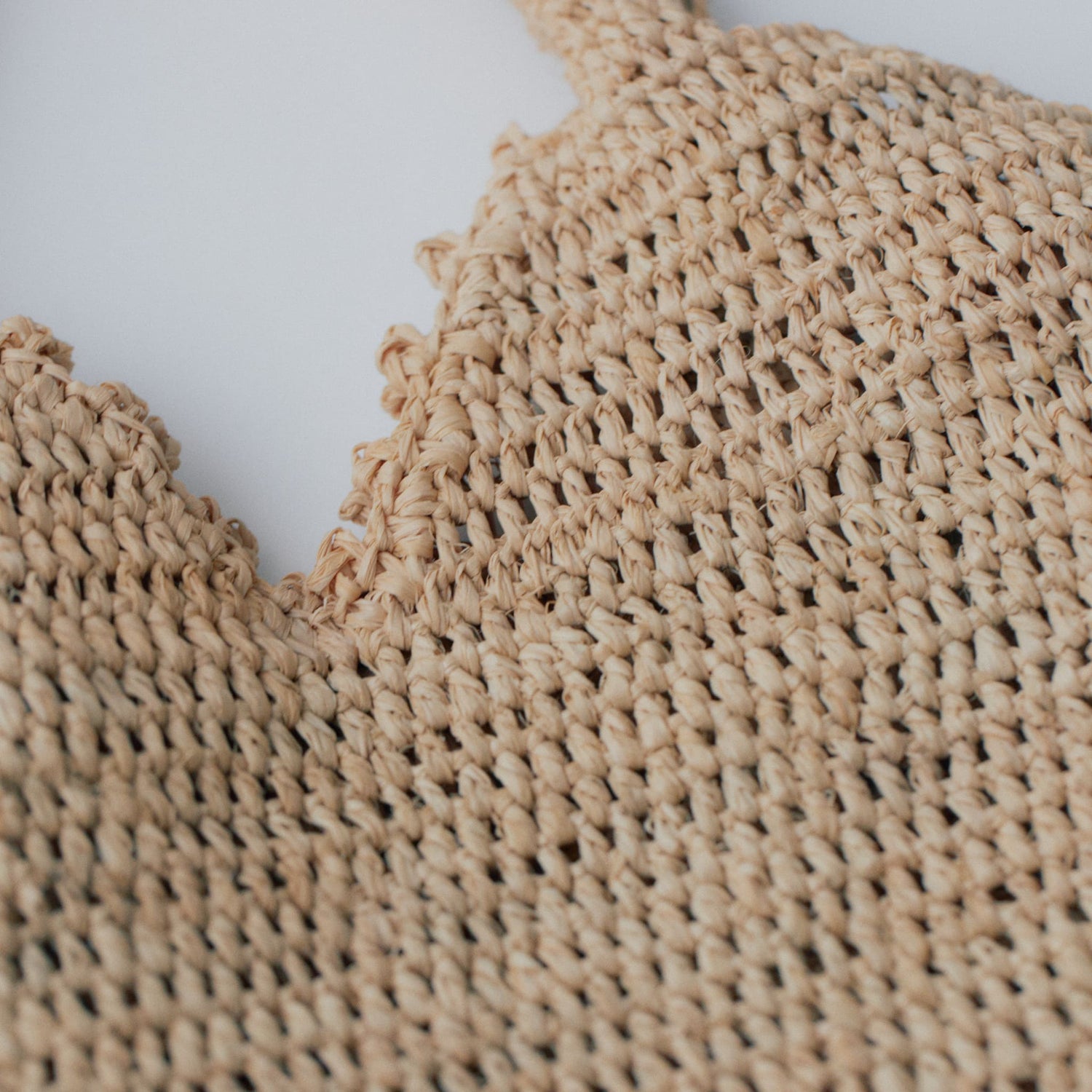 ラフィアクロッシェバッグ ミニ