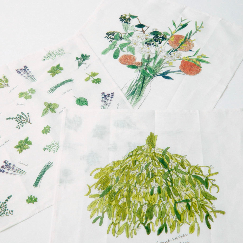 ISABELLE BOINOT ハンカチ ヤドリギ – JINNAN HOUSE