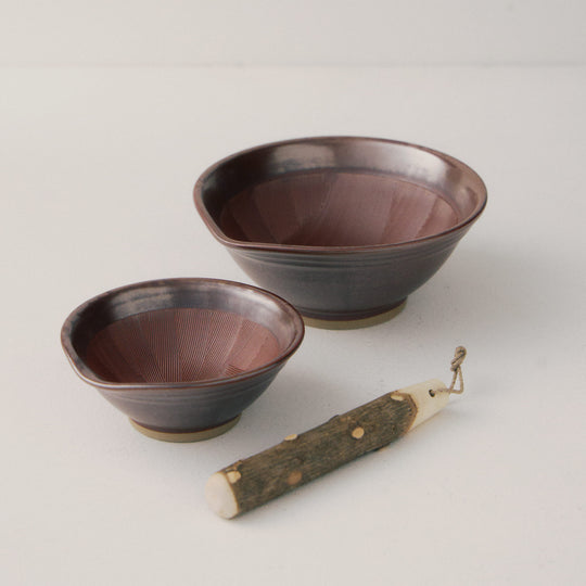 石見焼すり鉢/山椒すりこぎセット