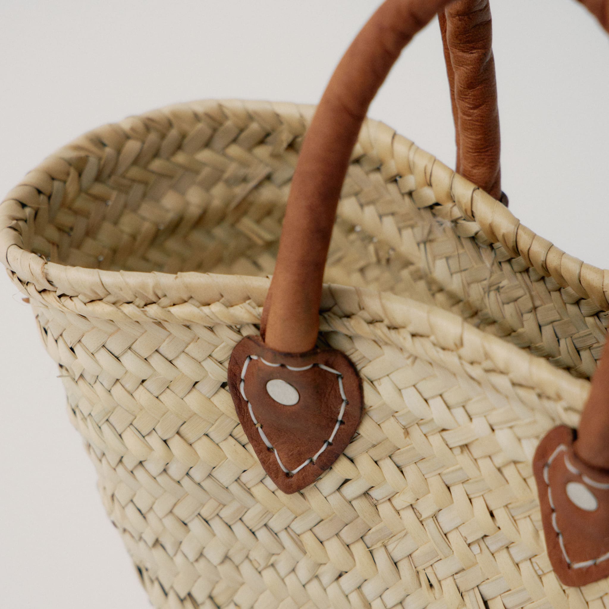 タザドームかご革取手バッグ SS ナチュラル