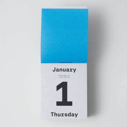 Typodarium 2026｜カレンダー