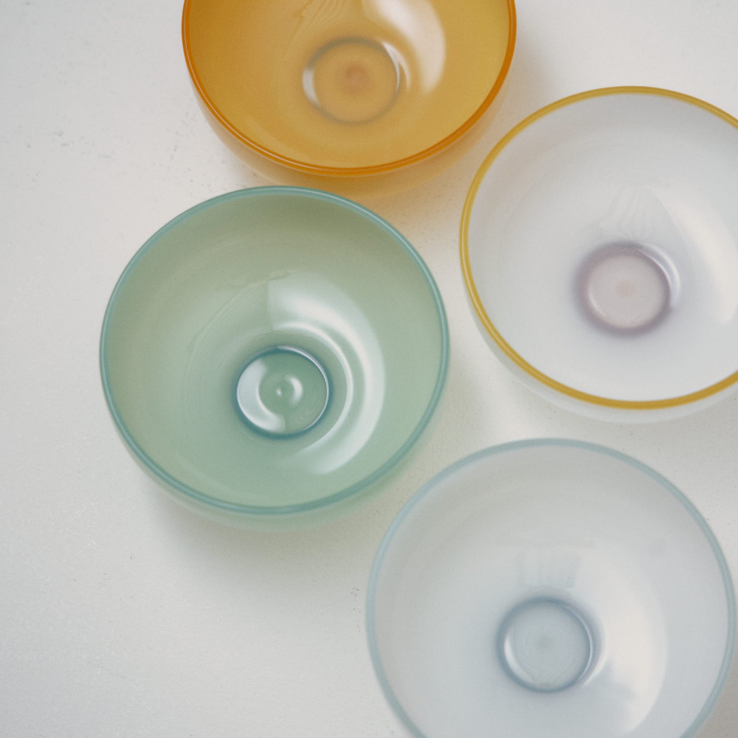 SNOW BOWL｜ガラスのボウル ミントグリーン