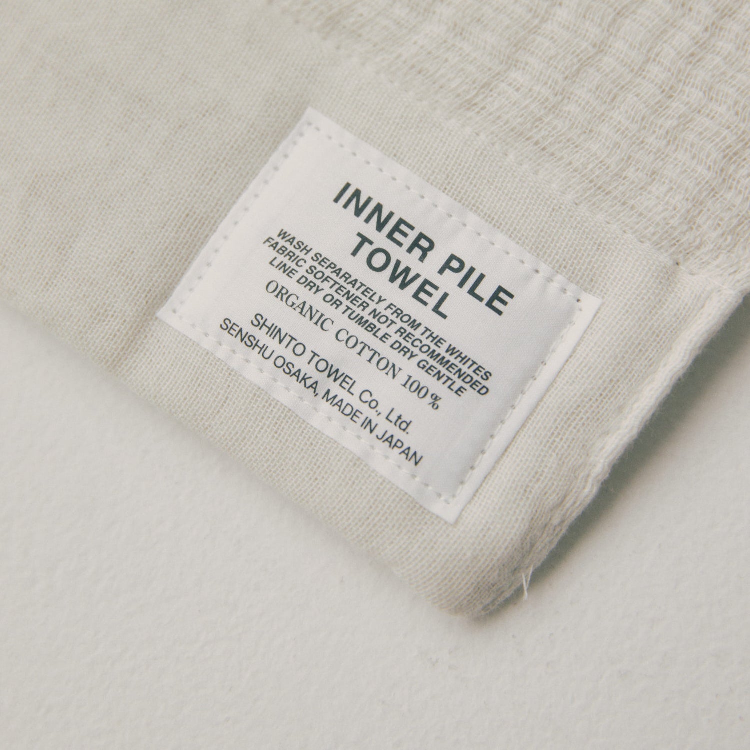 INNER PILE FACE TOWEL｜インナーパイルフェイスタオル