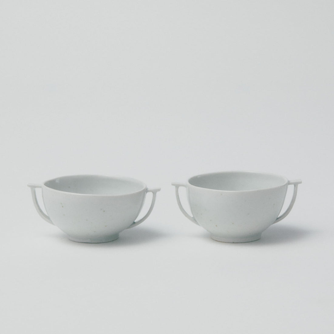 タナカシゲオ 白瓷耳盃