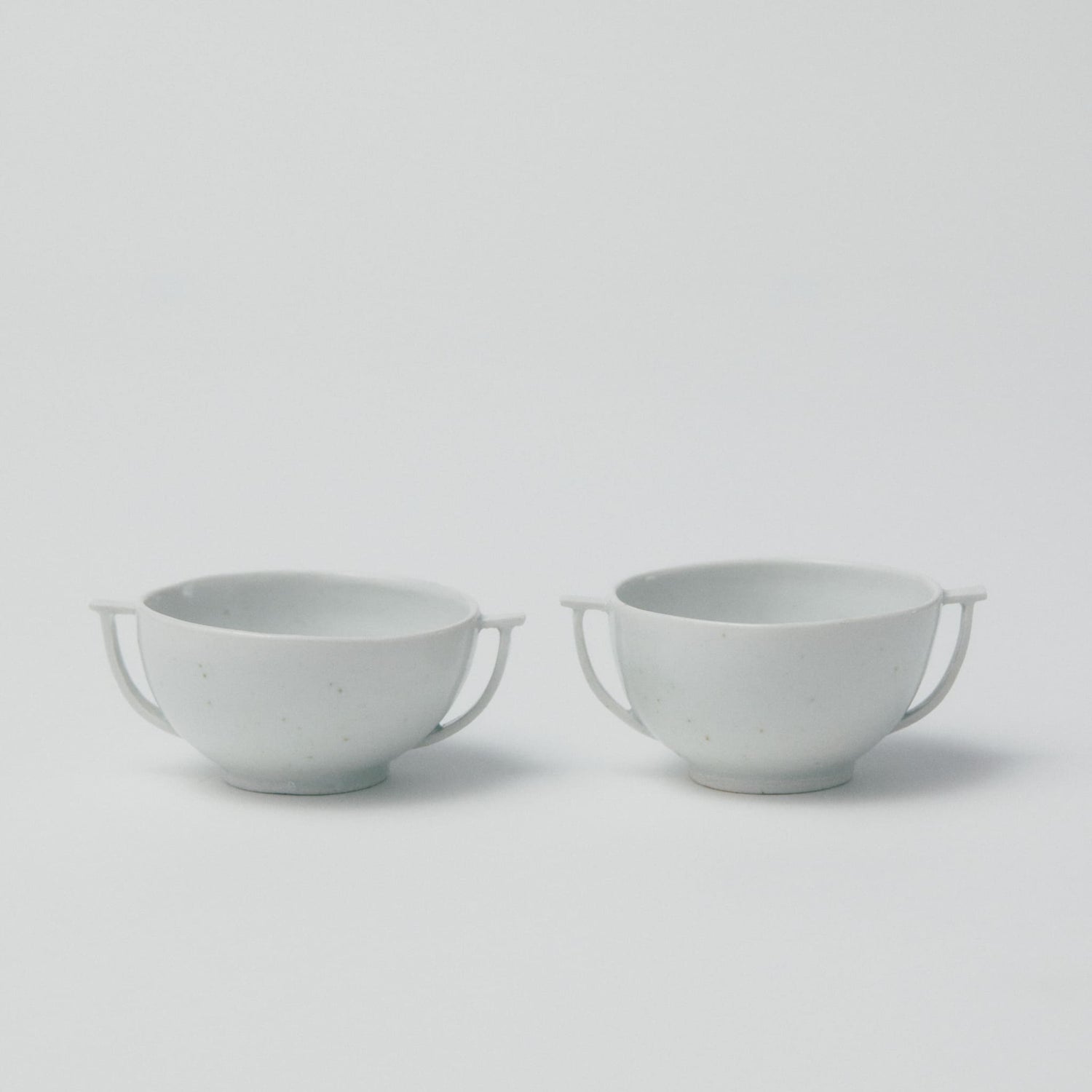 タナカシゲオ 白瓷耳盃