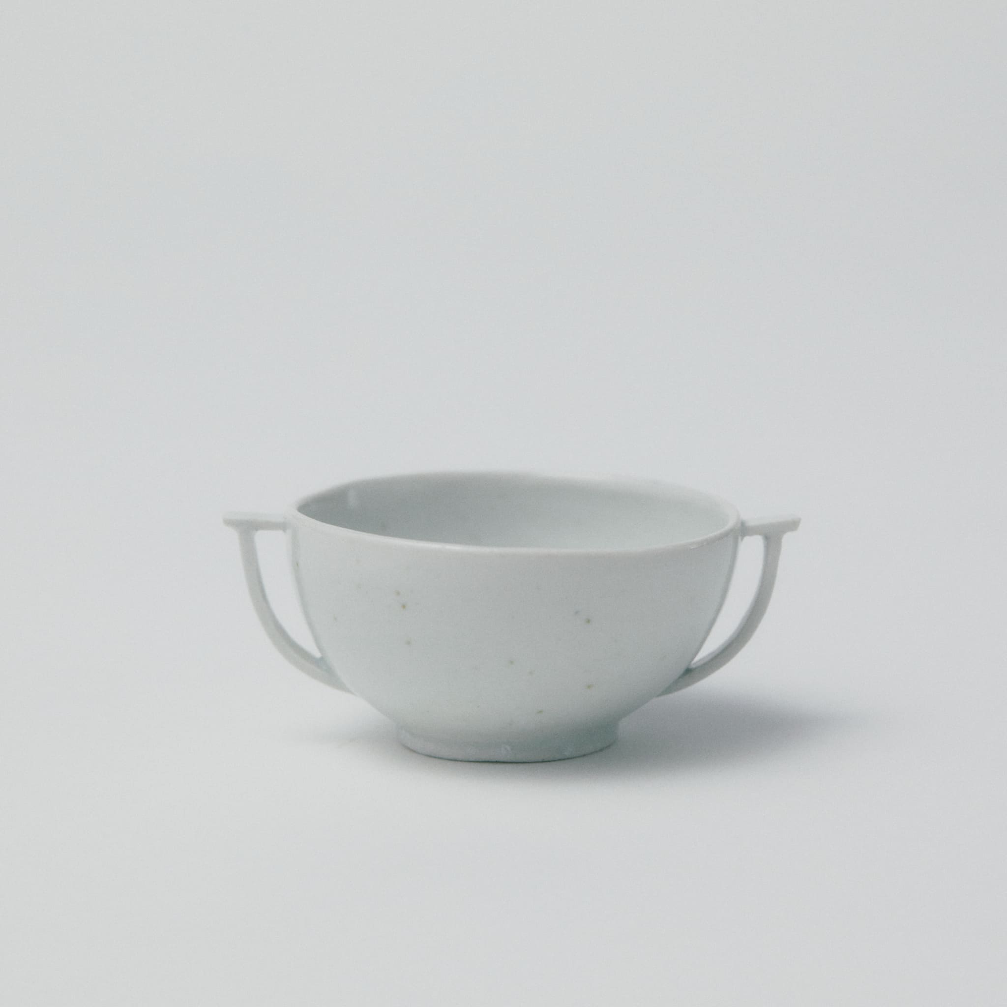 タナカシゲオ 白瓷耳盃