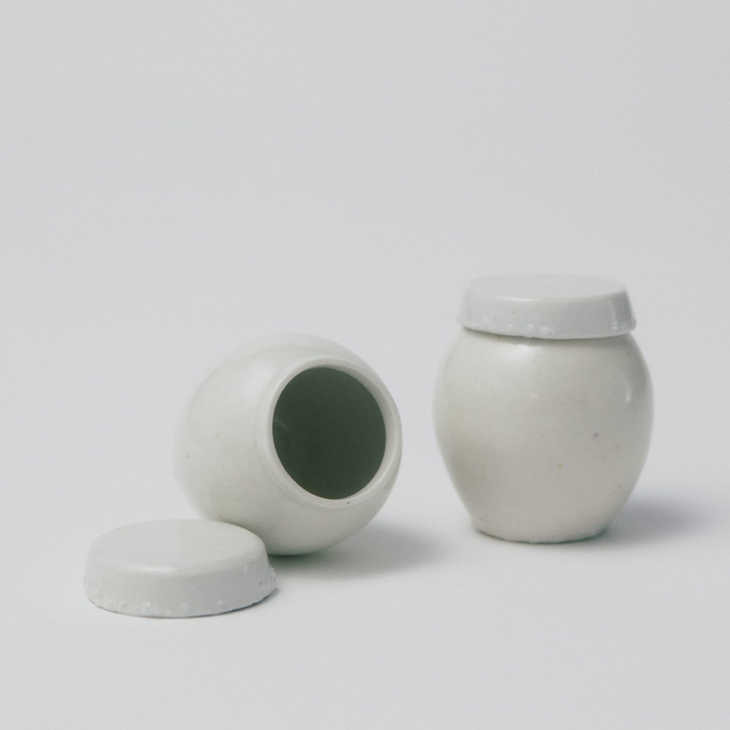 タナカシゲオ 白瓷茶入